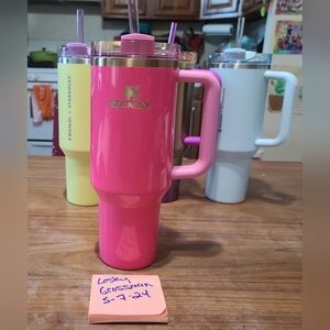 Limited Edition Stanley 40oz Quencher Tumbler in PINK PARADE
